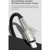 Baseus Cafule Series nabíjecí/datový kabel USB-C na Lightning PD 20W 0,25m, černá (CATLJK-01)