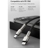 Baseus Cafule Series nabíjecí/datový kabel USB-C na Lightning PD 20W 0,25m, černá (CATLJK-01)