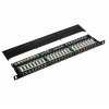 DATACOM Patch panel 19" STP 24 port CAT5E LSA 0.5U BK (3x8p) (3105)