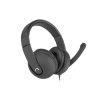 Natec sluchátka s mikrofonem Rhea, černá (NSL-1452)