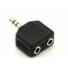 premiumcord adapter stereojack 3 5 2x3 5 m f ien63335