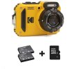 kodak wpz2 yellow bundle fotoaparat sd karta a 2x nahradni baterie ien500064