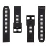 tactical silikonovy reminek pro garmin fenix 5x 6x 7x quickfit 26mm black cerny image1 big ies58202871