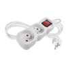 emos prodluzovaci kabel 1 4 m 2 zasuvky s vypinacem bily pvc 1 mm2 ien554486
