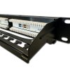 datacom patch panel 19 utp 24 port cat5e dual 1u bk 4x6p vl obr galerie big ies96195357
