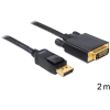 delock kabel displayport samec na dvi 24 1 samec 2m 82591 ien186491
