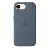 apple iphone 17e silicone case with magsafe anchor blue ien576675