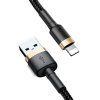 baseus cafule nabijeci datovy kabel usb na lightning 2 4a 3m zlata cerna ien437935