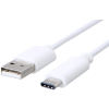 c tech usb 2 0 am na usb c kabel am cm 1m bily ien420025