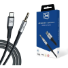 3mk audio kabel aux cable usb c jack 3 5 mm 1m cerna ien543030