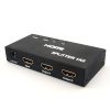 HDMI splitter 1-2 portů kovový s napájecím adaptérem, 3D, FULL HD (khsplit2b)