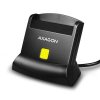 AXAGON CRE-SM2, USB-A StandReader 4-slot čtečka Smart card (eObčanka) + SD/microSD/SIM, kabel 1.3 m (CRE-SM2)