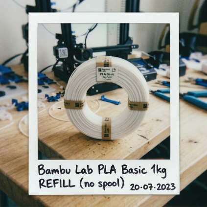 bambu basic refill white