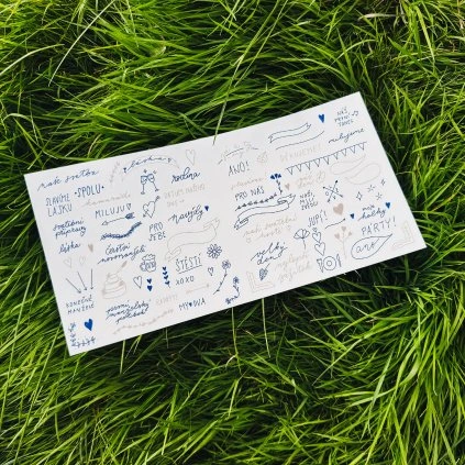 Instantně Svatební samolepky