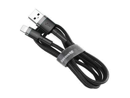 cze pl Baseus Cafule USB Lightning Cable 2 4A 1m sedo cerny 16591 3