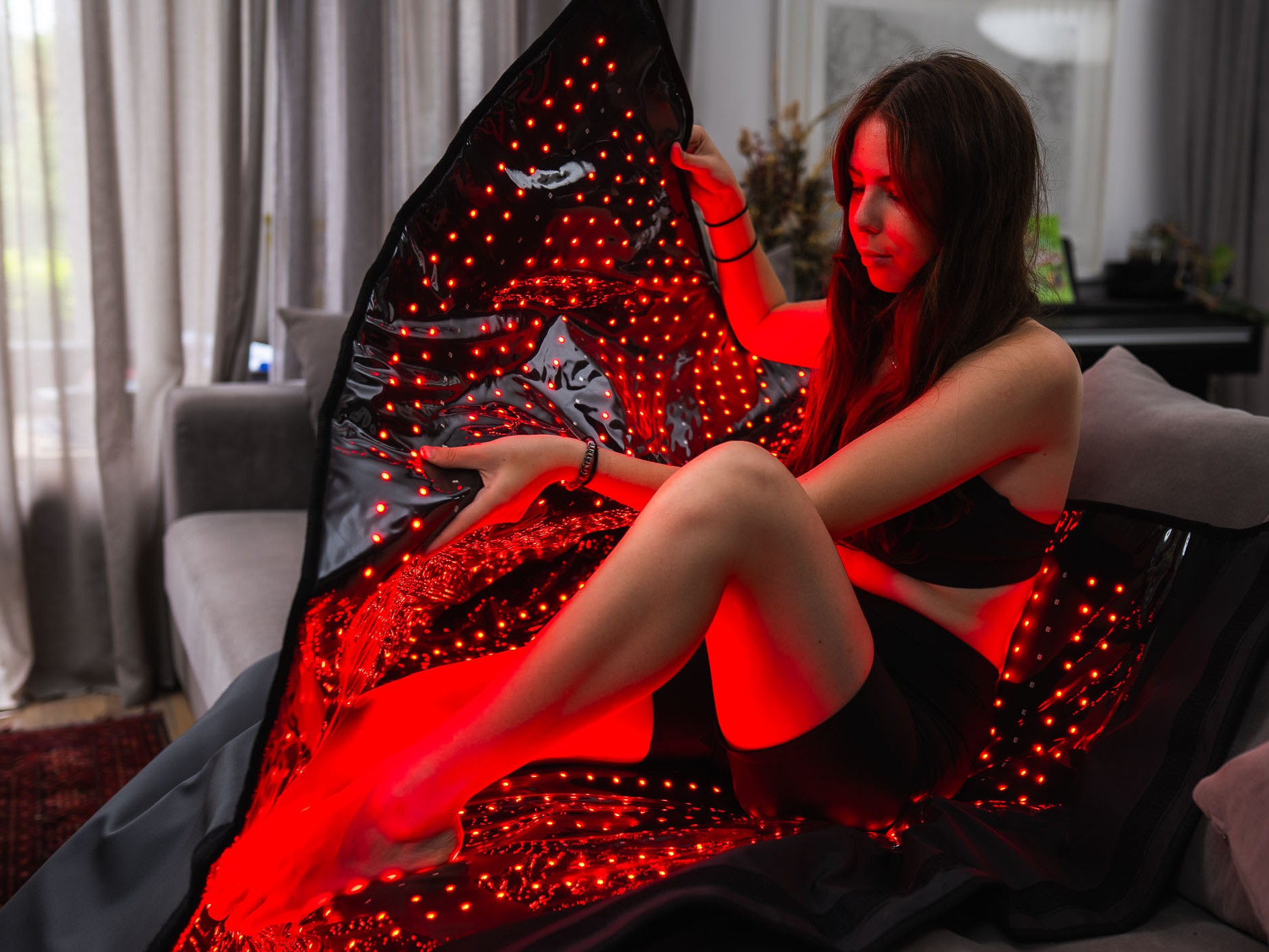 Celotělová terapie v IORI Red Light Therapy Wrap