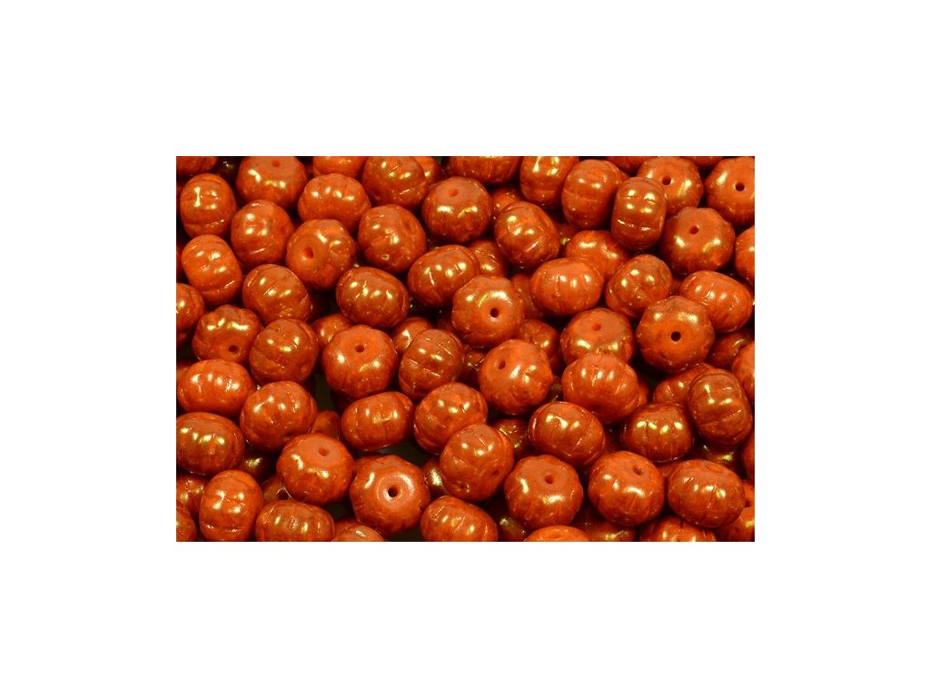 Pumpkin beads 11100206 8x11 mm 93130/15495