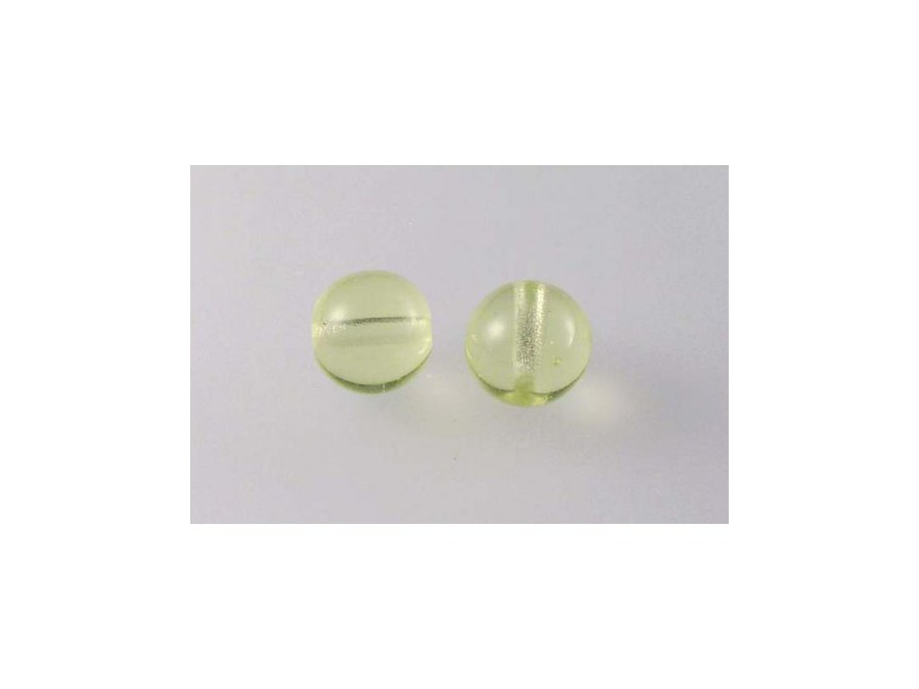 Round pressed glass bead 10 mm 80130