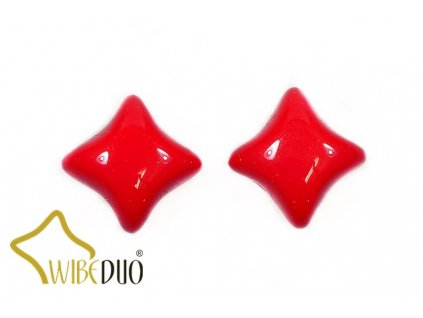 WIBEDUO 8x8 mm 93200 - opaque red