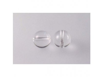 Round pressed glass bead 10 mm 00030