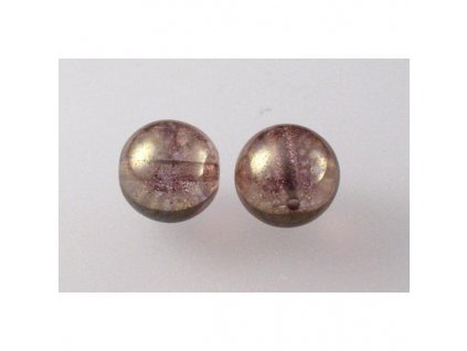 Round pressed glass bead 10 mm 00030/15495
