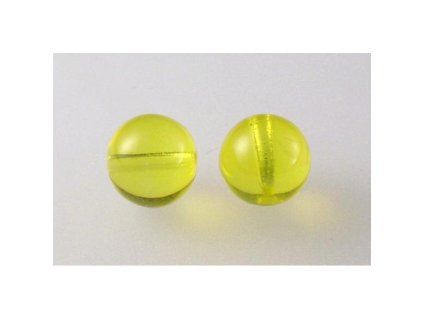 Round pressed glass bead 10 mm 80020