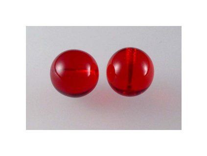 round pressed glass bead 12 mm 90080