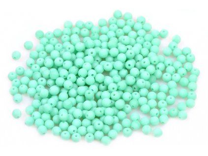 Round pressed glass beads 3 mm 53120/84110