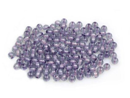 Round pressed glass beads 4 mm 00030/14464