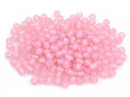 Round pressed glass beads 4 mm 71010