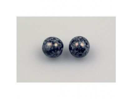 Round pressed glass bead 8 mm 03000/15427