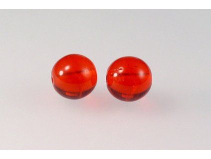 round pressed glass bead 8 mm 90070