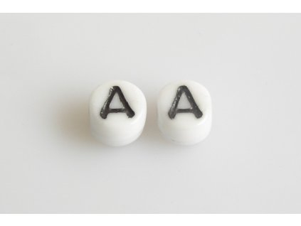 Letter beads "A" 11149220 6 mm 03000/46449