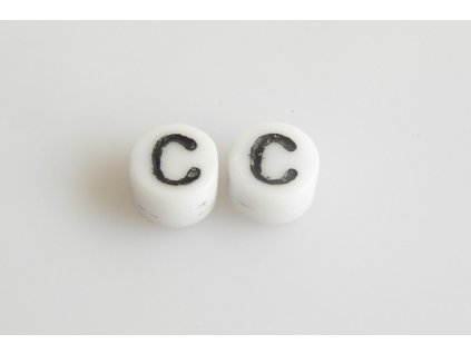 Letter beads "C" 11149220 6 mm 03000/46449