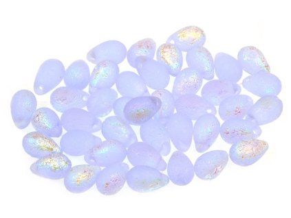 Drop shaped beads 11169004 6x9 mm 20210/etched/28701