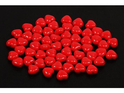 Heart beads 11179001 6x6 mm 93200