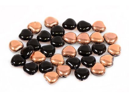Heart beads 11179001 7x7 mm 23980/27101