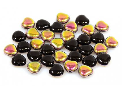 Heart beads 11179001 7x7 mm 23980/28009