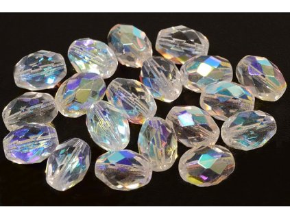 Faceted olives 15129001 11x8 mm 00030/28701