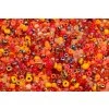 Seed beads mix - orange