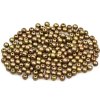 Round pressed glass beads 4 mm 01670
