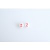 Korálky s červeným písmenkem "Z" 11149220 6 mm 03000/46497