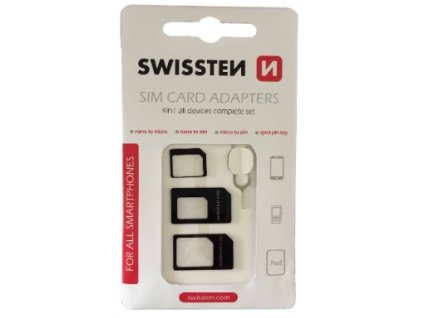 SWISSTEN SIM ADAPTÉR 4in1