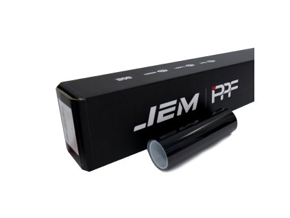JEM PPF dark black – dunkel (1m x 0,3m) schützende transparente Folie für Lichter cena za 0,3mx1m