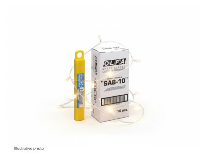 Olfa segmentová čepel pro řezače SAB-10 30 stupňů 10 bal.