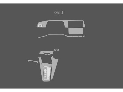 Volkswagen golf interiér