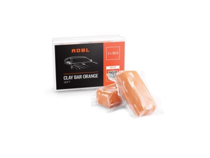 ADBL Clay Bar Orange - Soft Clay  (2x 50g)