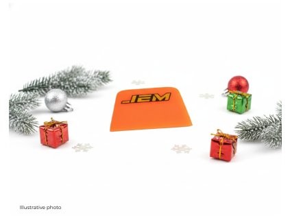 JEM Stěrka s nápisem na PPF fólie 10 cm zkosená – oranžová