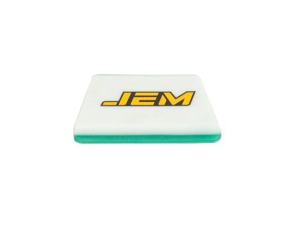 JEM "SANDWICH" stierka s nápisom na PPF fólie 10 cm skosená – bielo-zelená