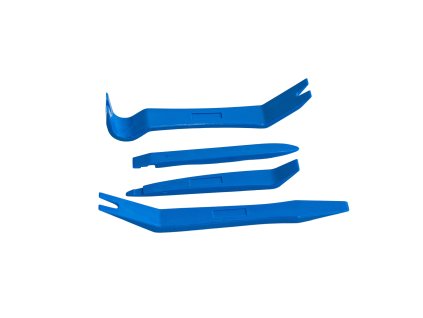 JEM PPF Zestaw plastikowych narzędzi do demontażu – 4 szt - niebieska